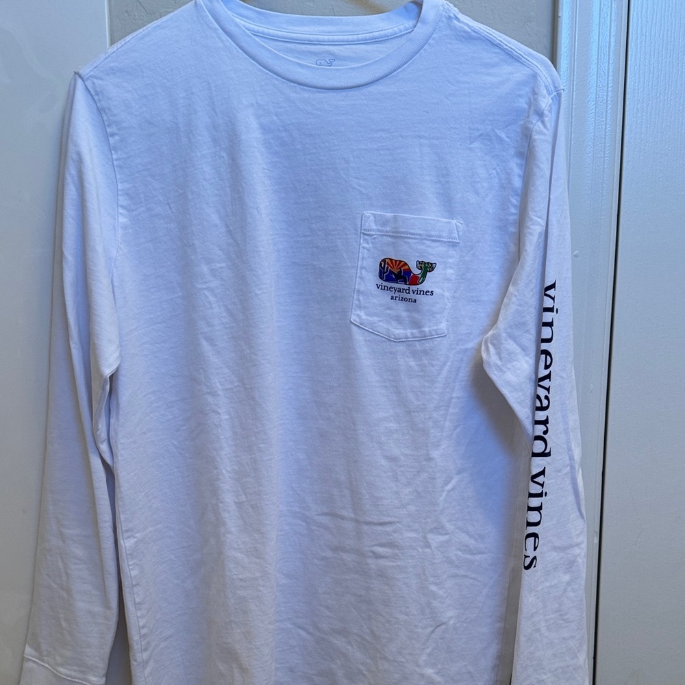 Brand New!!! Arizona Vineyard Vines Classic White Long Sleeve Tee